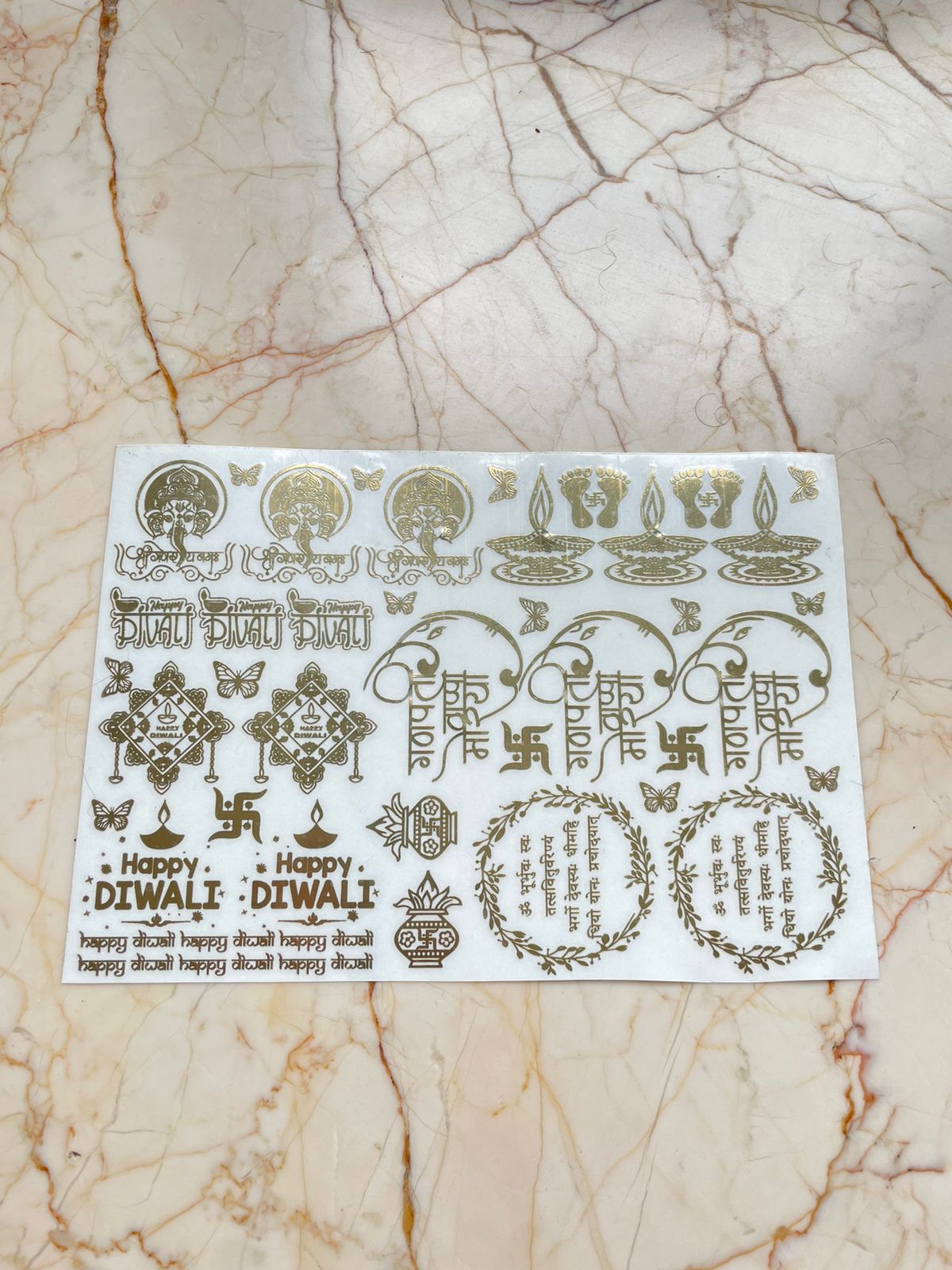 Metal Sticker - A5 Diwali Mix(A)