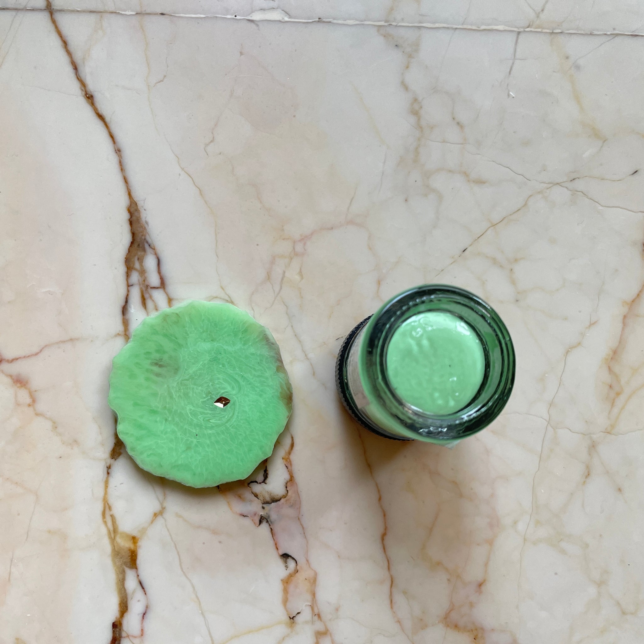Pastel Green Opaque Paste Pigment - Harsh Resin Store