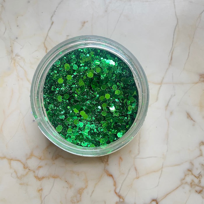 Green Holo Chunky Glitter - Harsh Resin Store