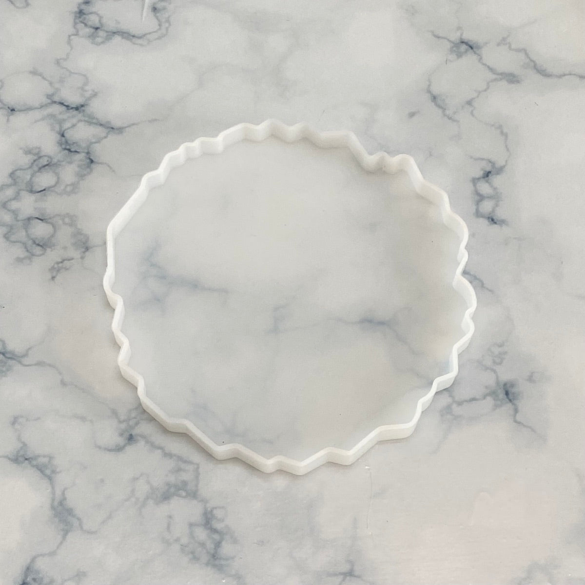 6 Inch agate coaster mould - Pack of 12