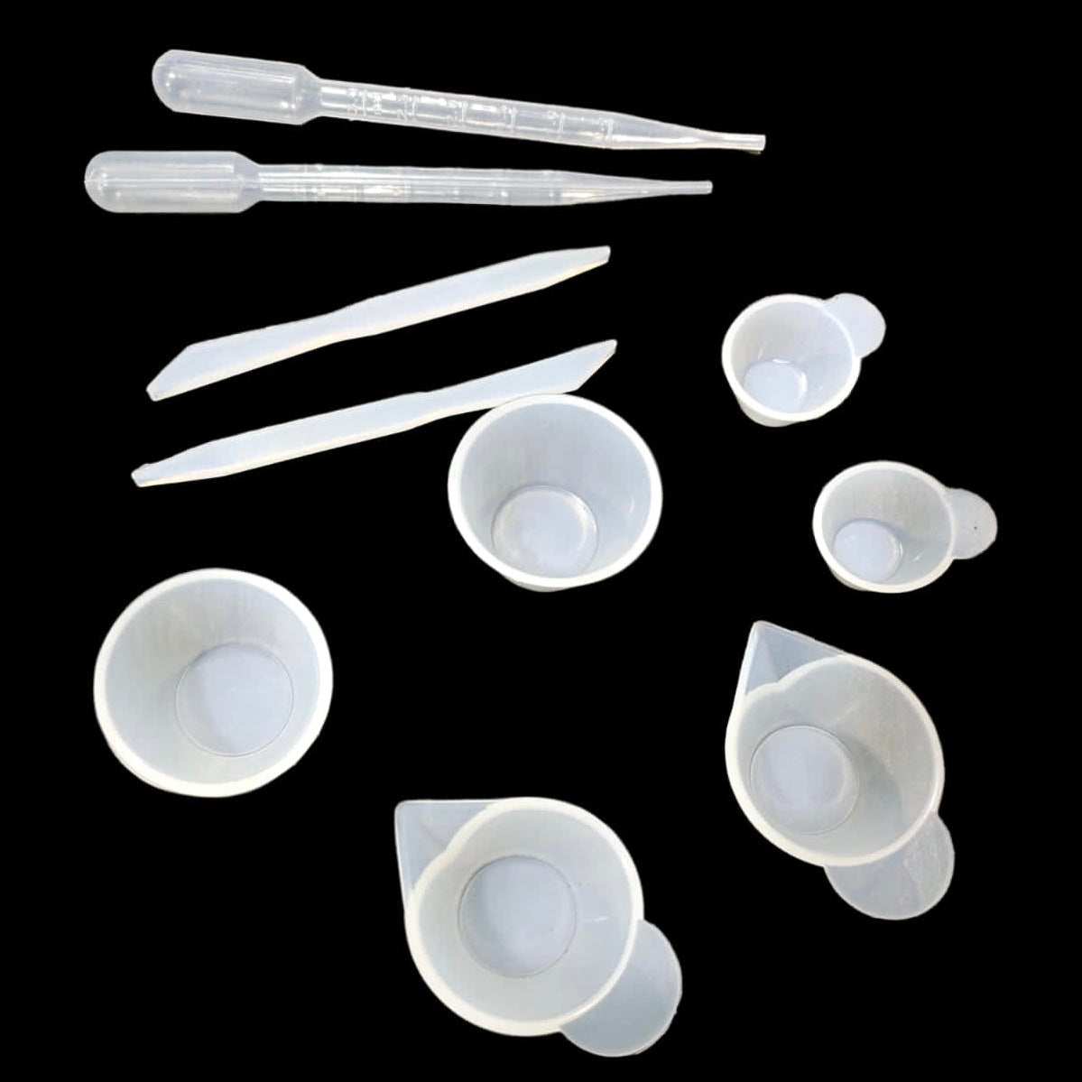 Small silicon mixing cup pack of 10