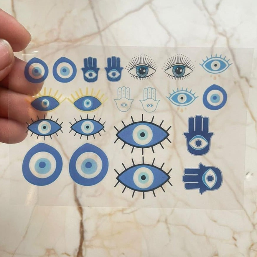 A7 Evil Eye Insert Sticker Sheet