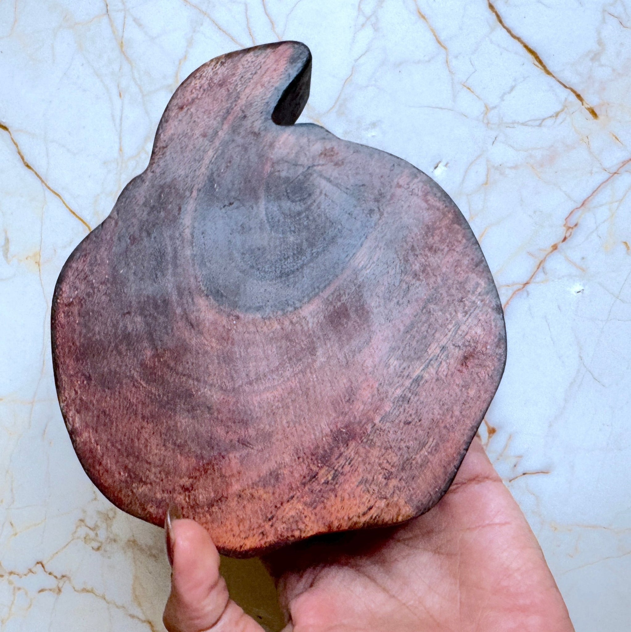 Wooden Bowl for Candles - Pumpkin