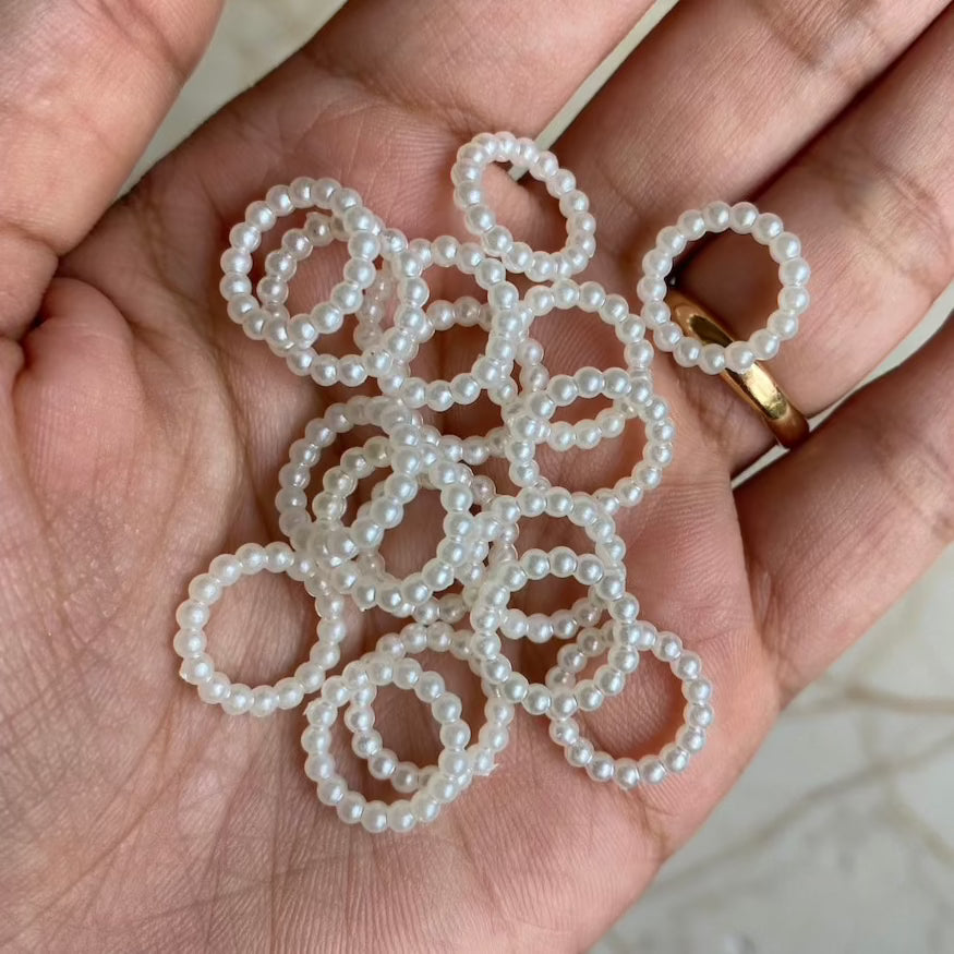 Mini Pearl Rings - Small