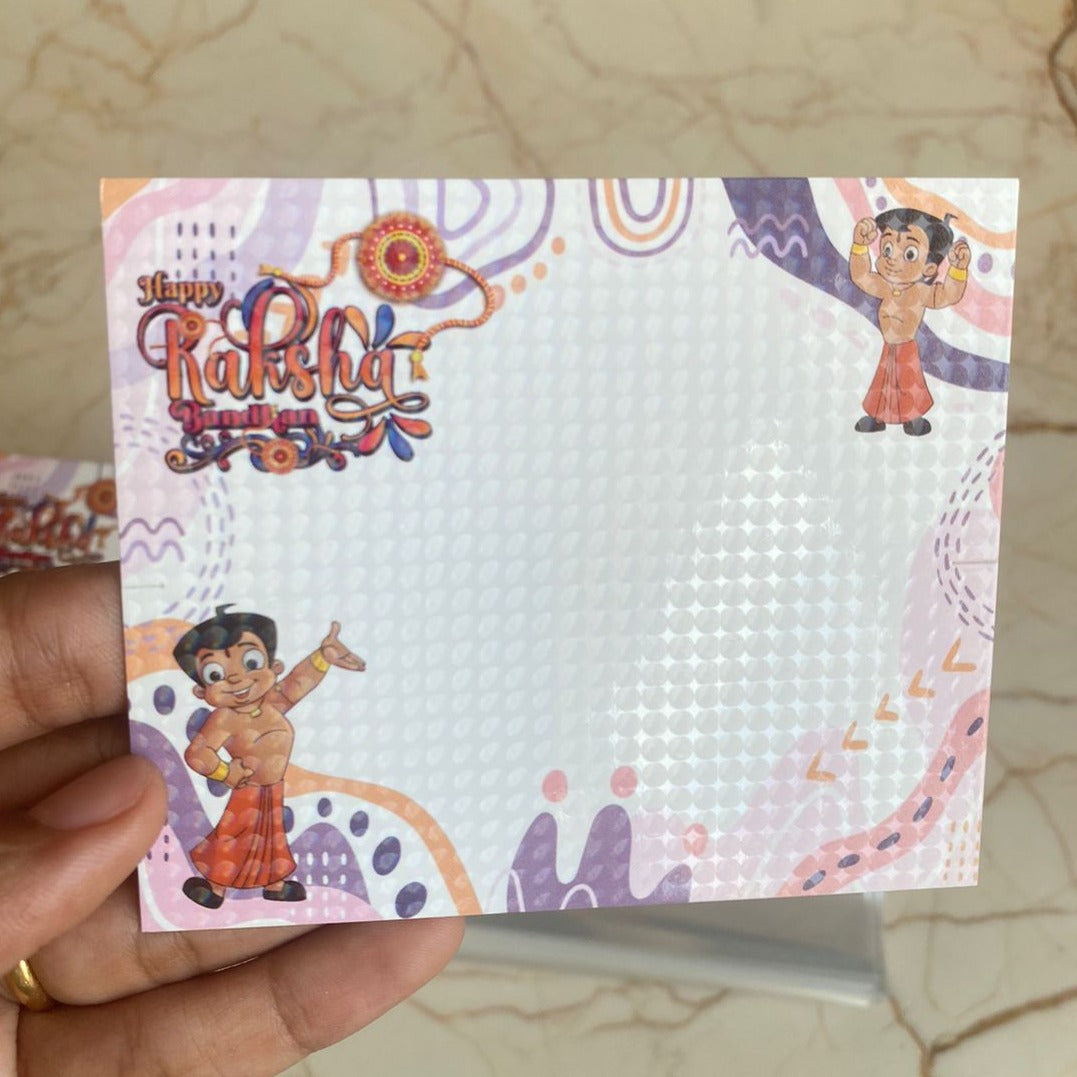 Rakhi Card for Kids - D