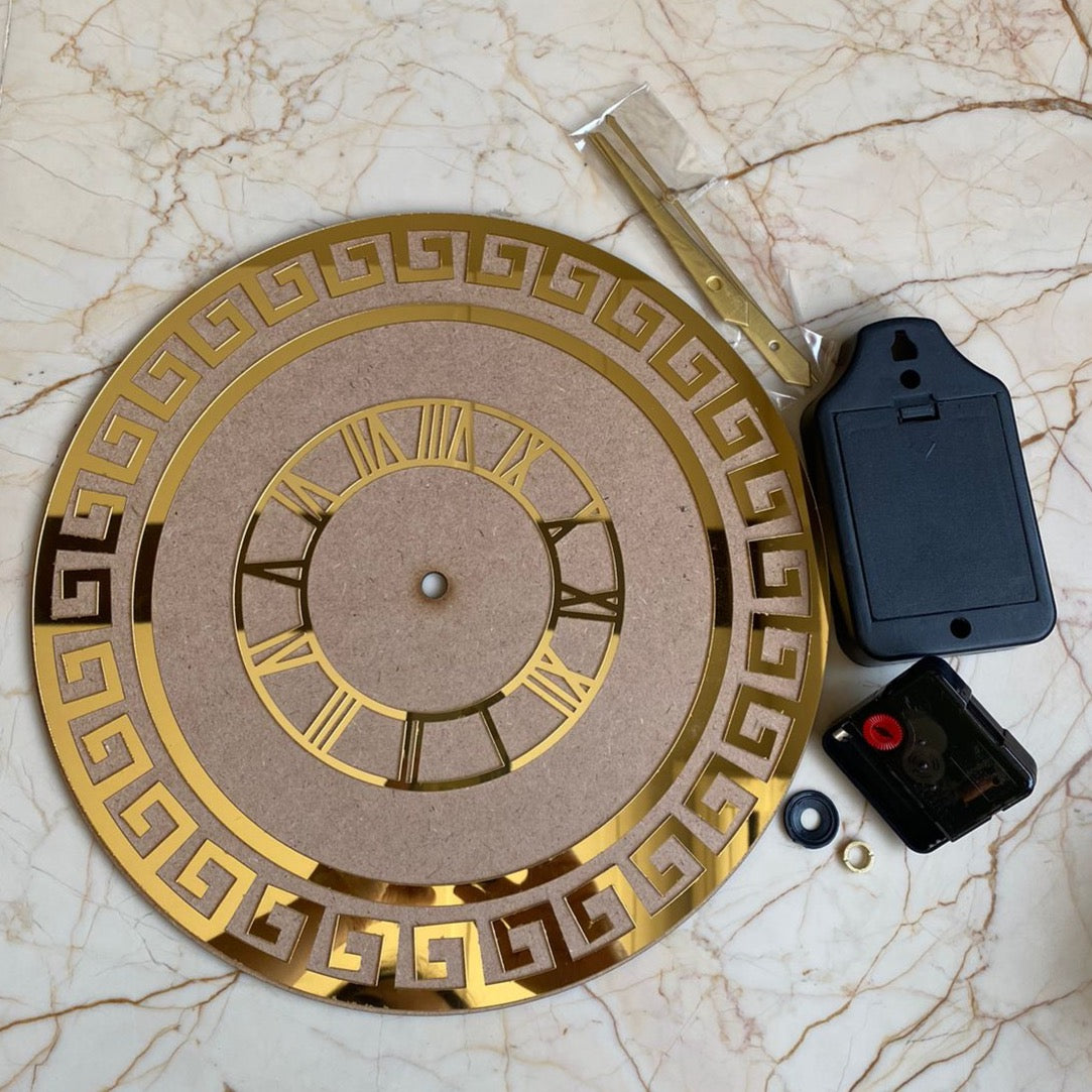 Designer Acrylic Egyptian Clock Set