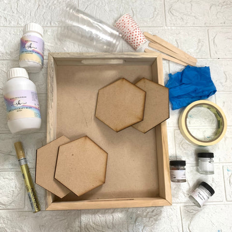 Rectangle Tray Resin Art Kit