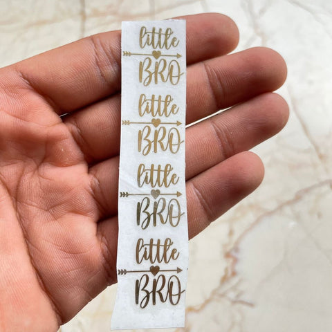 Little Bro Metallic Sticker