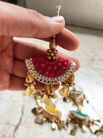 Rakhi/ Lumba latkan with velvet