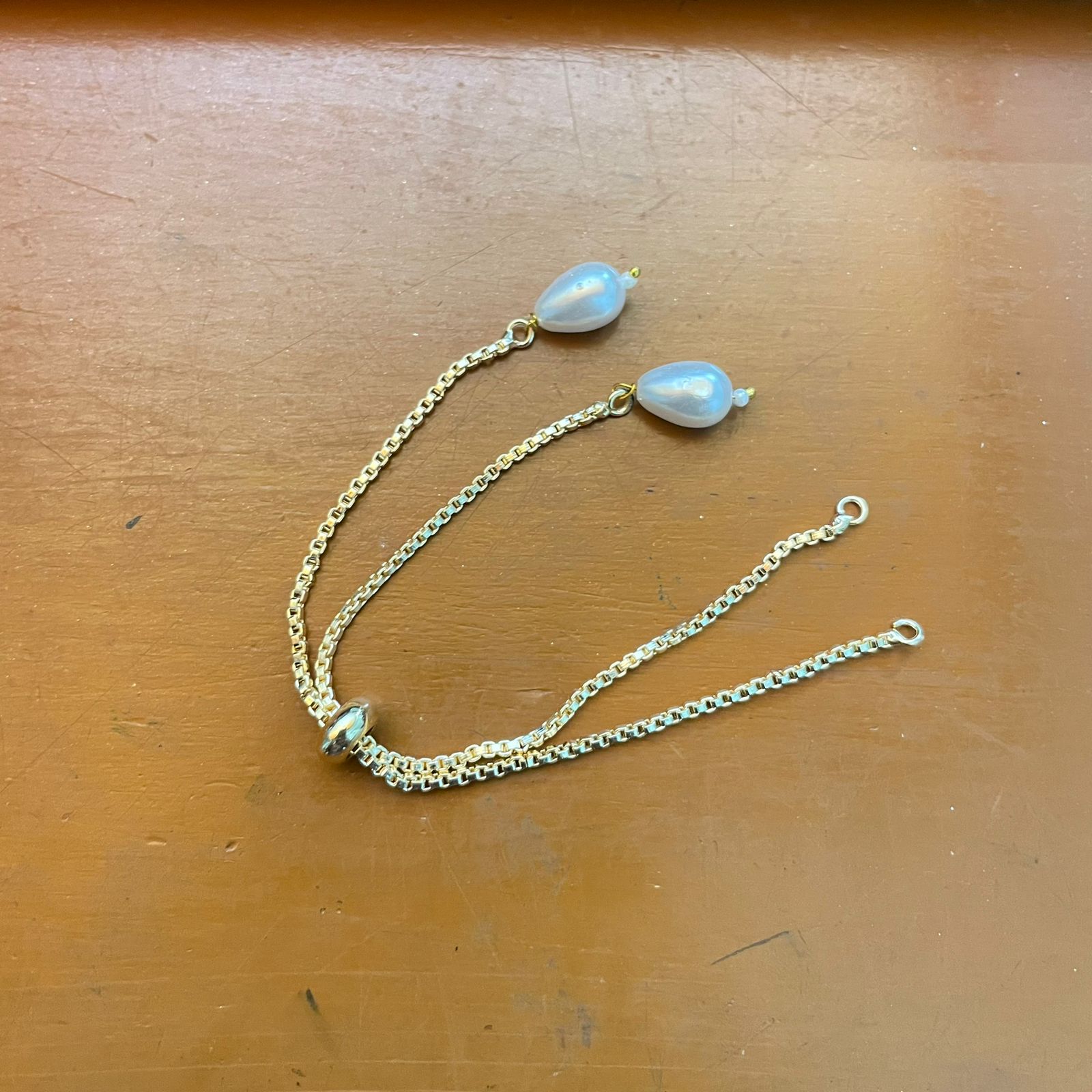 Premium Rakhi Chain / Bracelet Chain with Pearl
