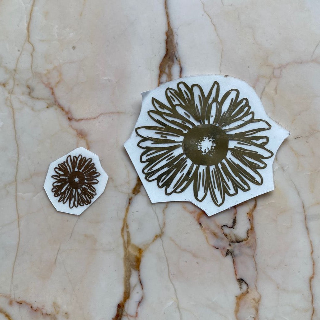 Sunflower Metallic Sticker