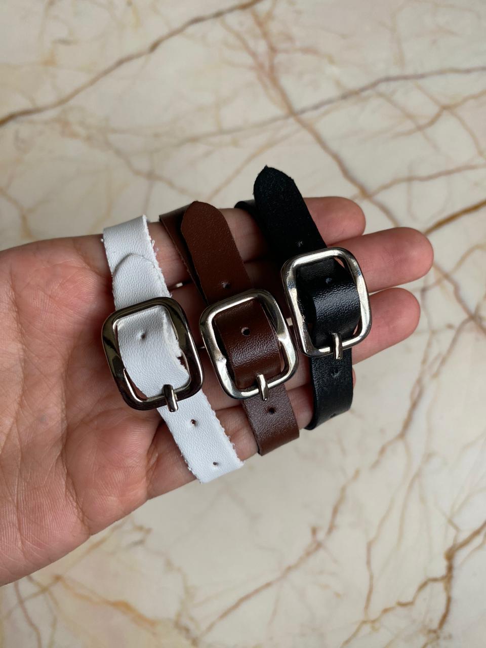 Leather Luggage Tag Belts