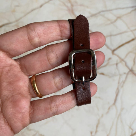 Leather Luggage Tag Belts