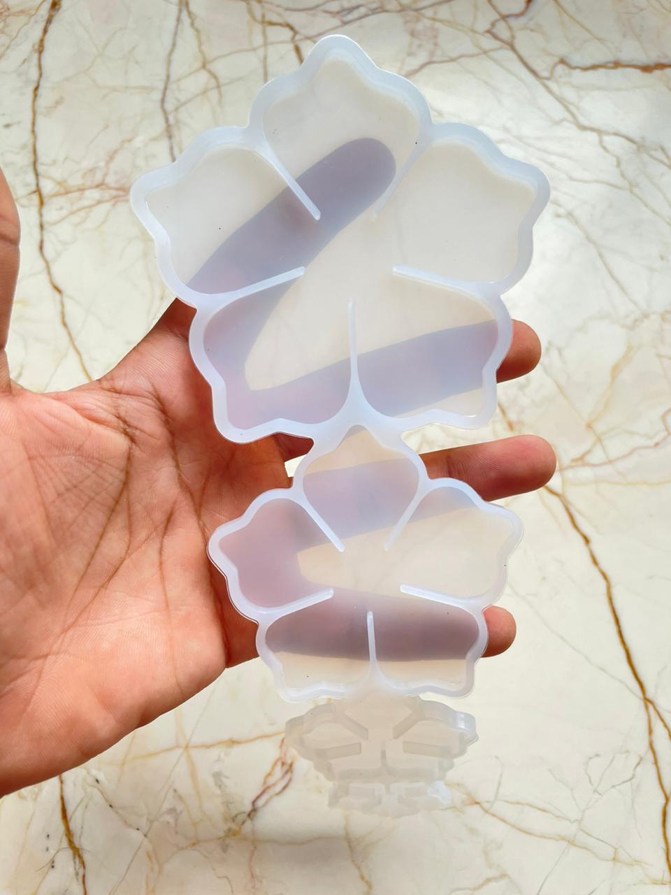 4 in 1 flower mould - Pack of 12
