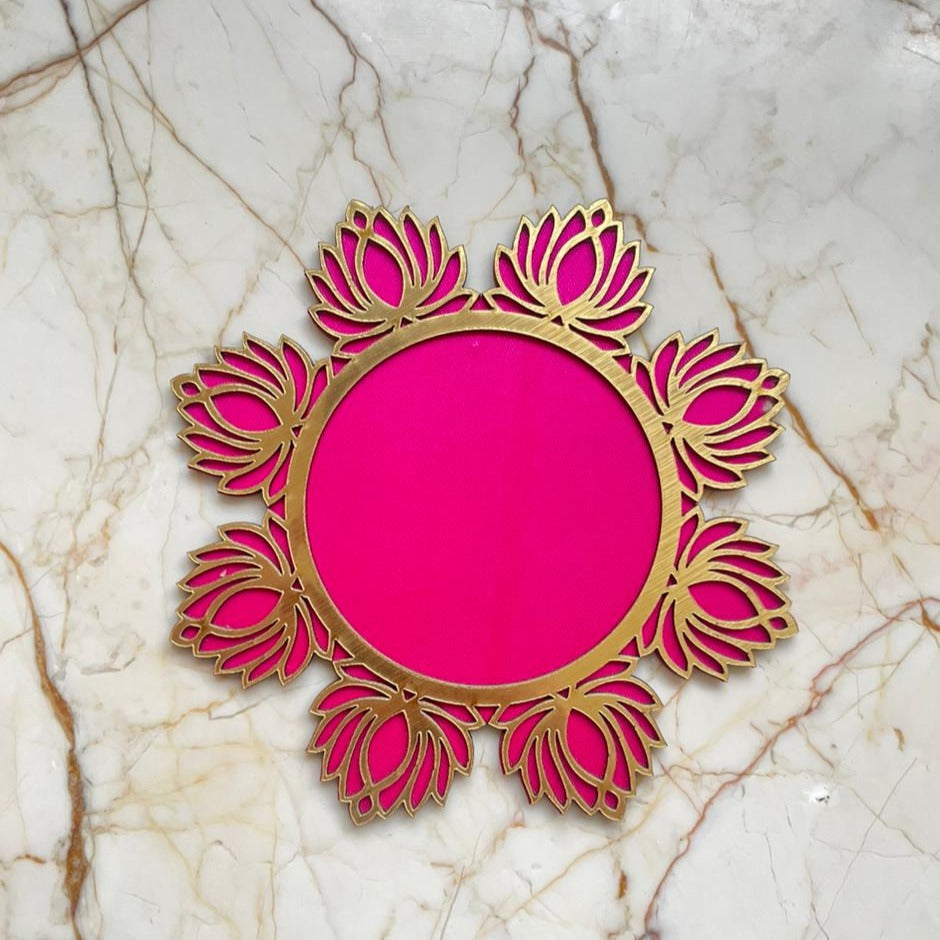 Pink Lotus Coaster