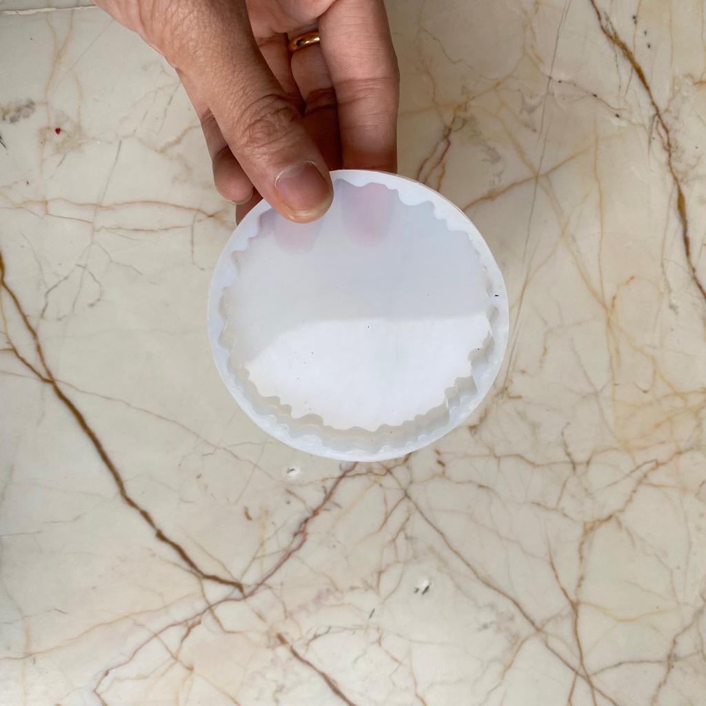 3 inch agate coaster mould (pack of 12)