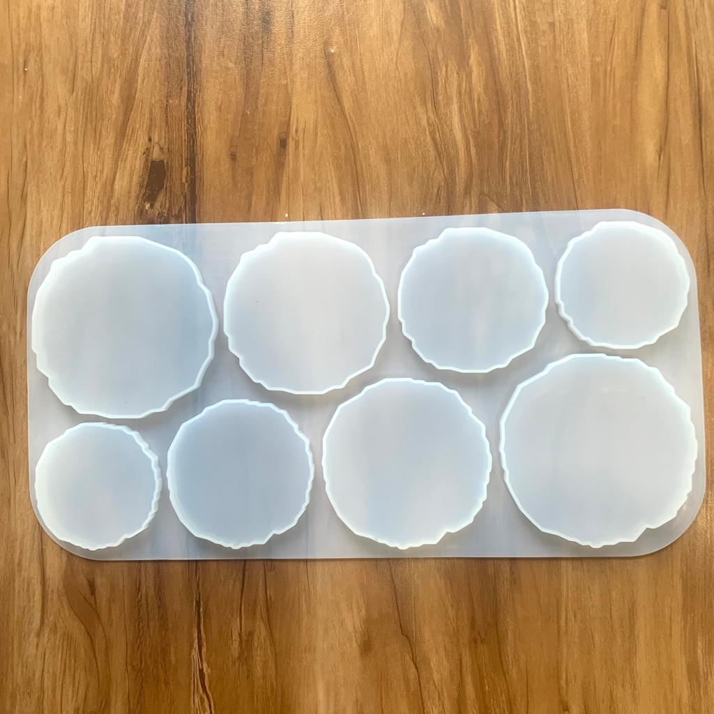 8 cavity Agate Coaster Mould