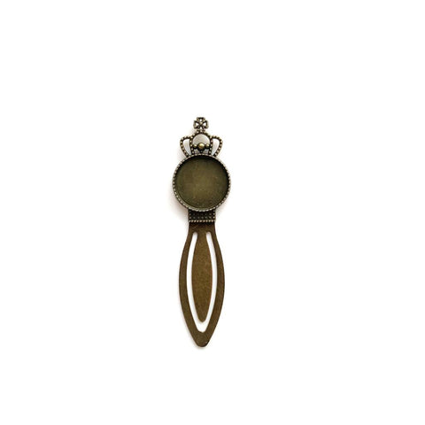 Vintage Metal Bookmark bezel (Crown)