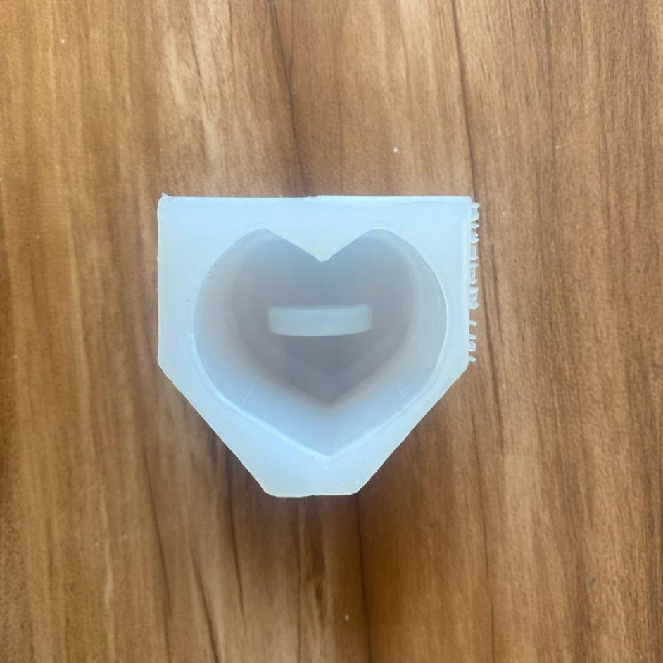 Handmade Heart ring holder mold