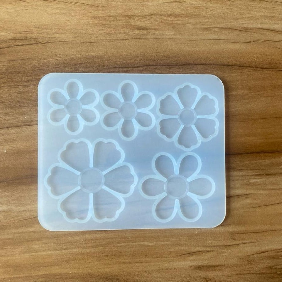 5 pcs flower mould