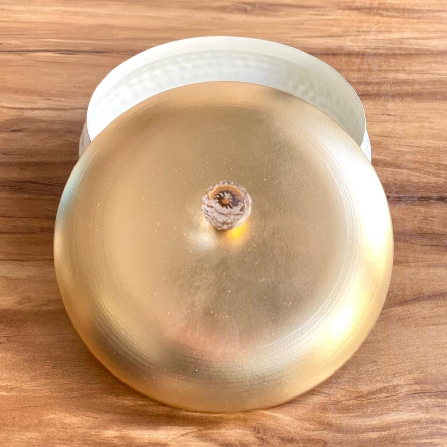 Round Metal Jar