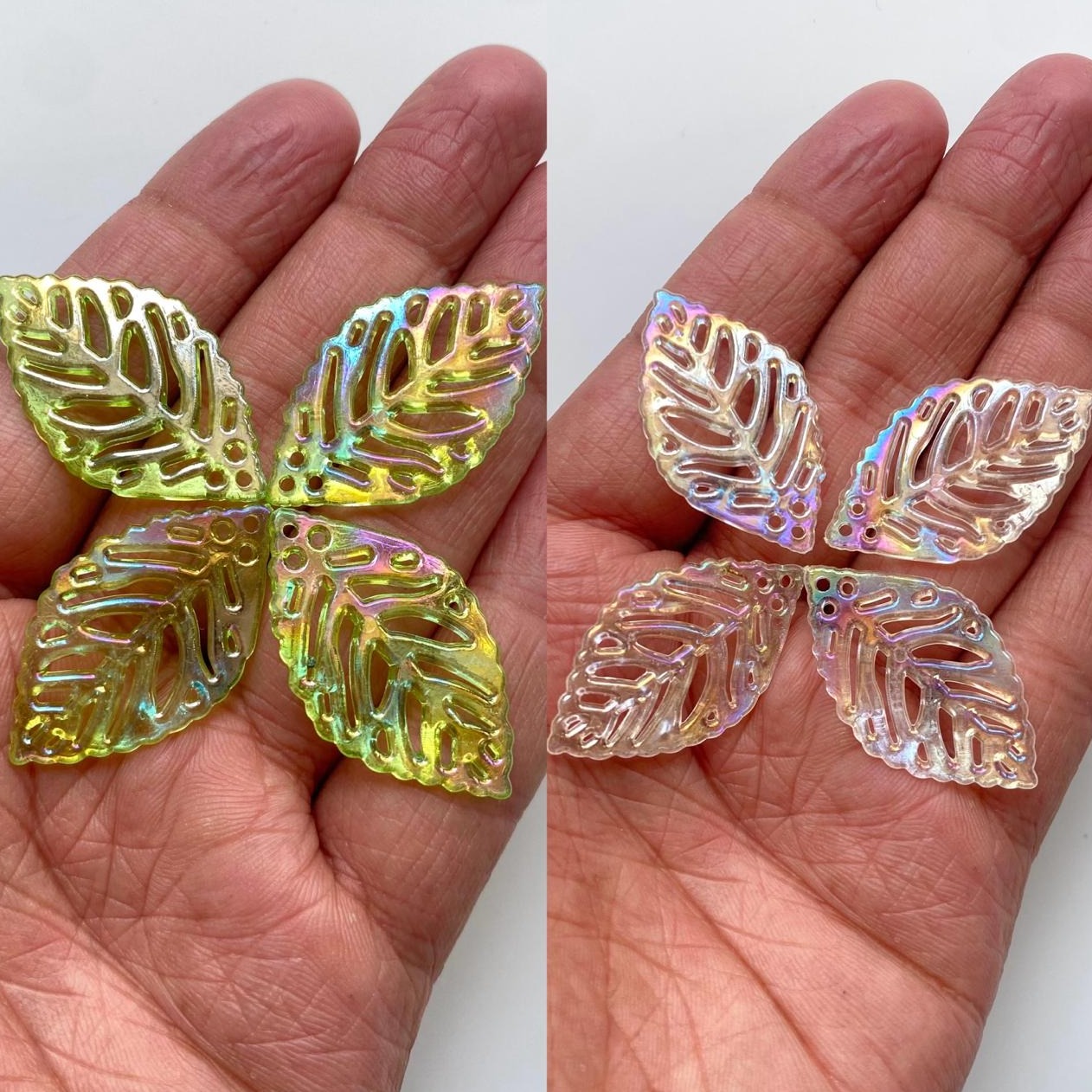 Holo-shine Artificial Acrylic Leaf