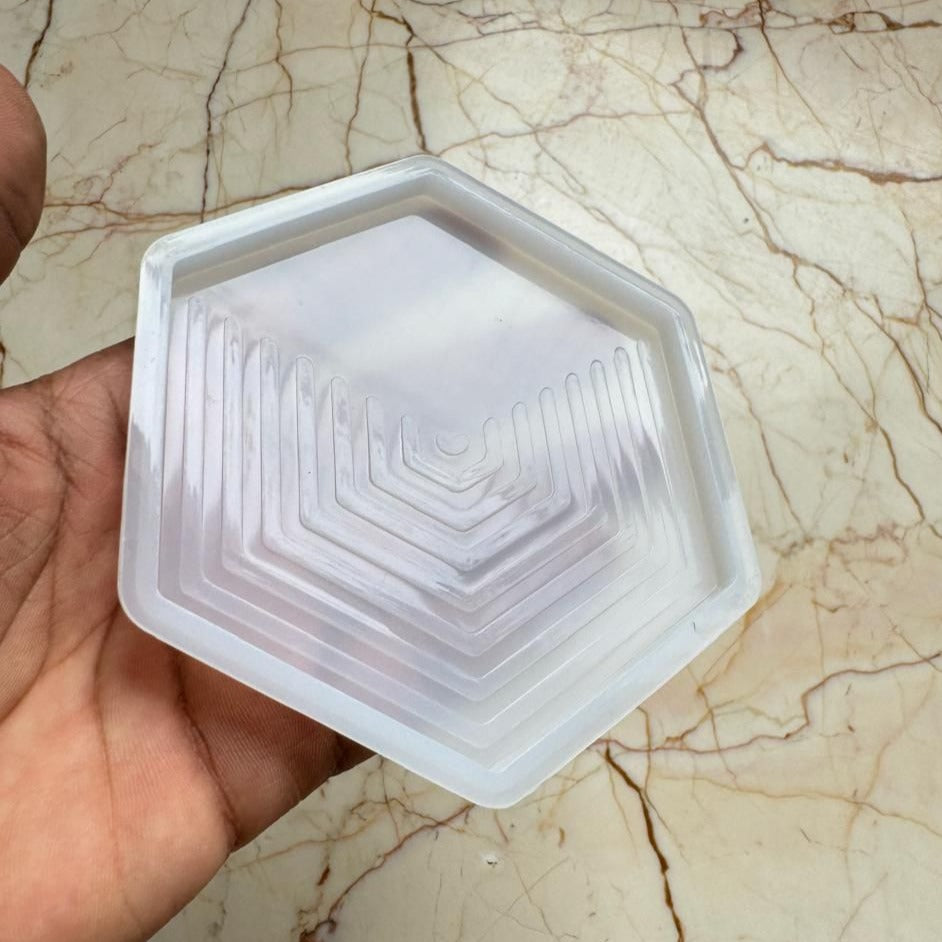 Designer Hexagon Coaster mould