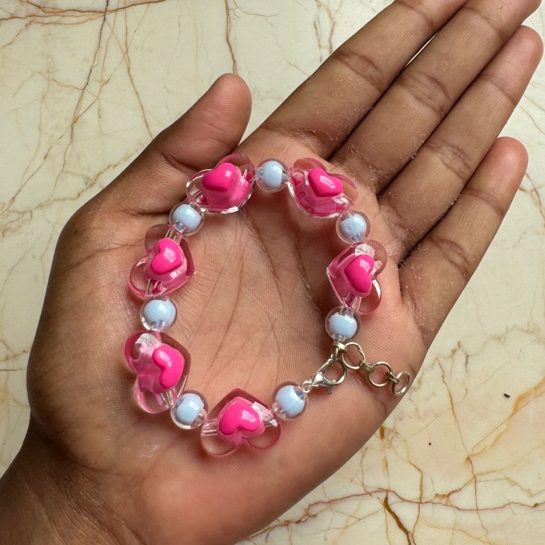 Heart Beads Bracelets