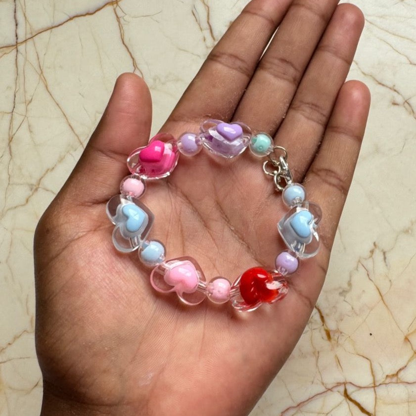 Heart Beads Bracelets