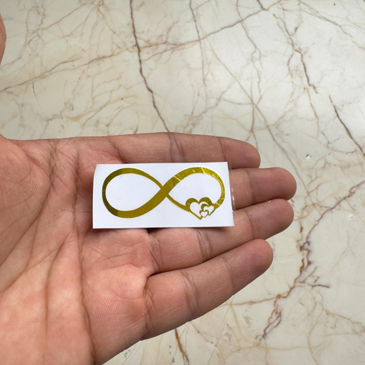 Infinity vinyl sticker - D