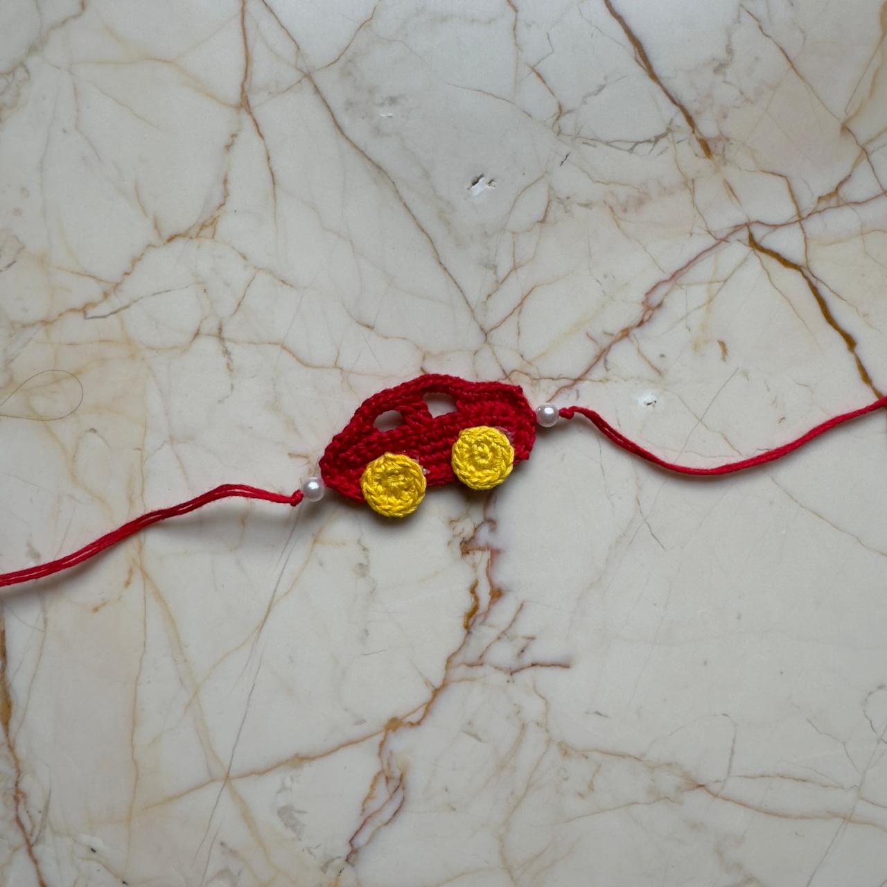 Crochet Rakhi - Car