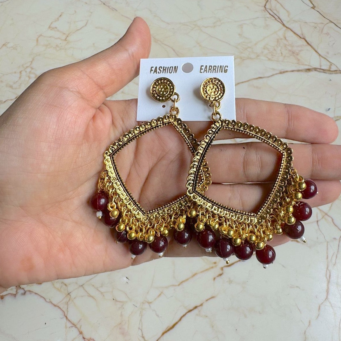 Square  Earring / Jhumka Bezel