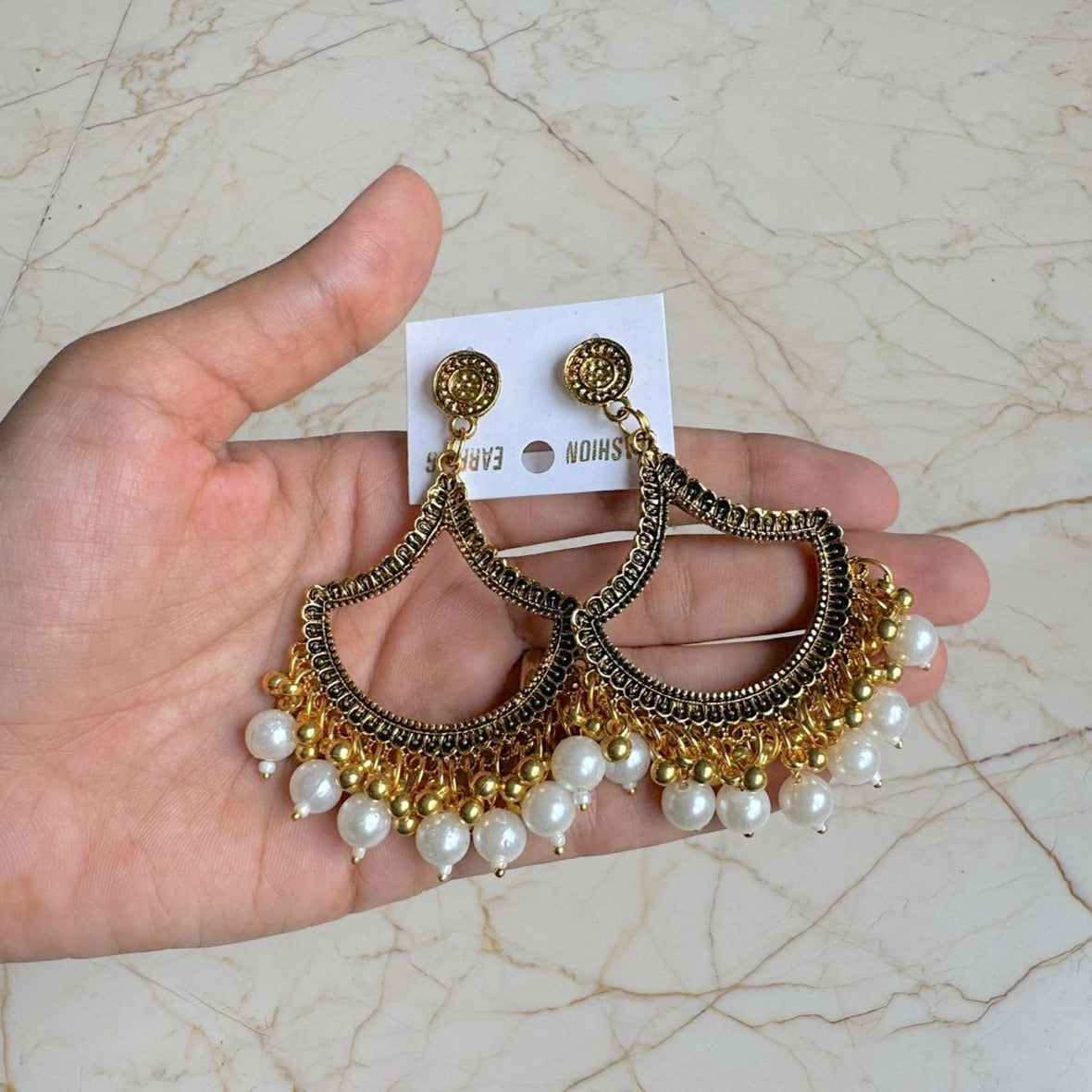 U shape Earring / Jhumka Bezel