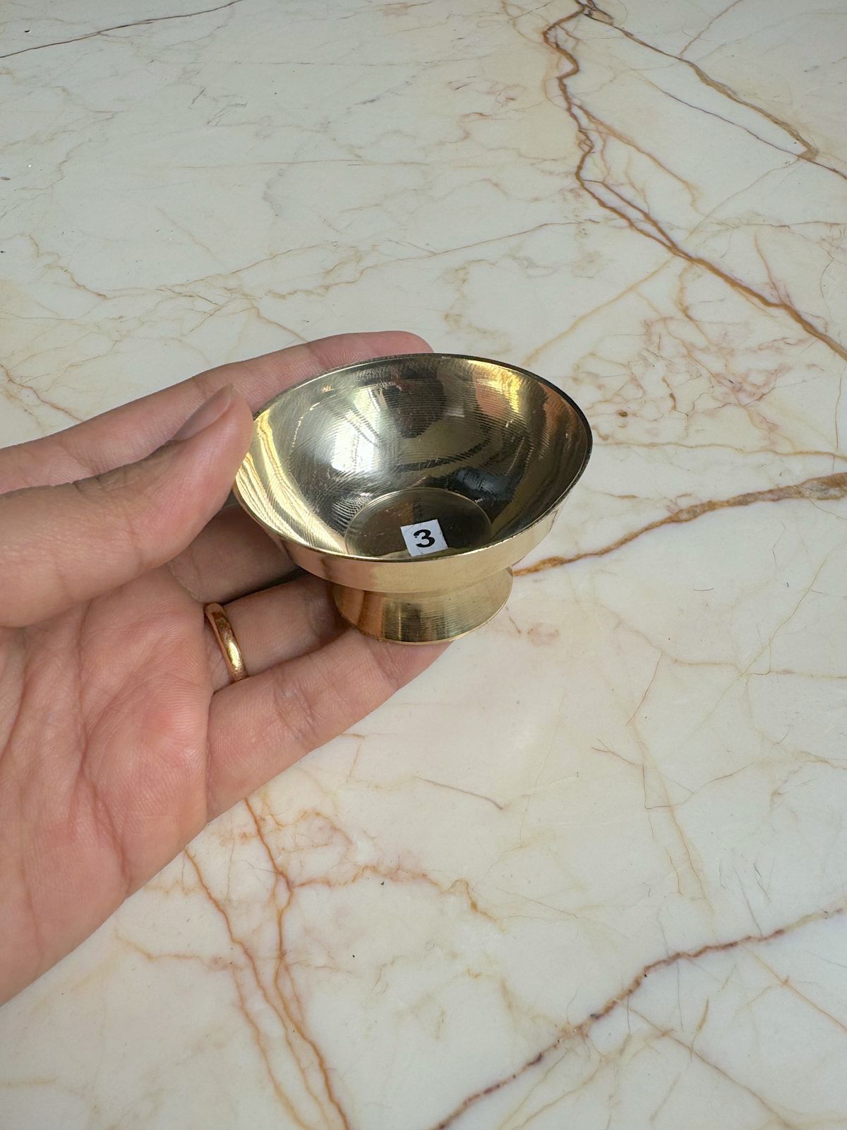 Brass Bowl with Stand for Pooja thali