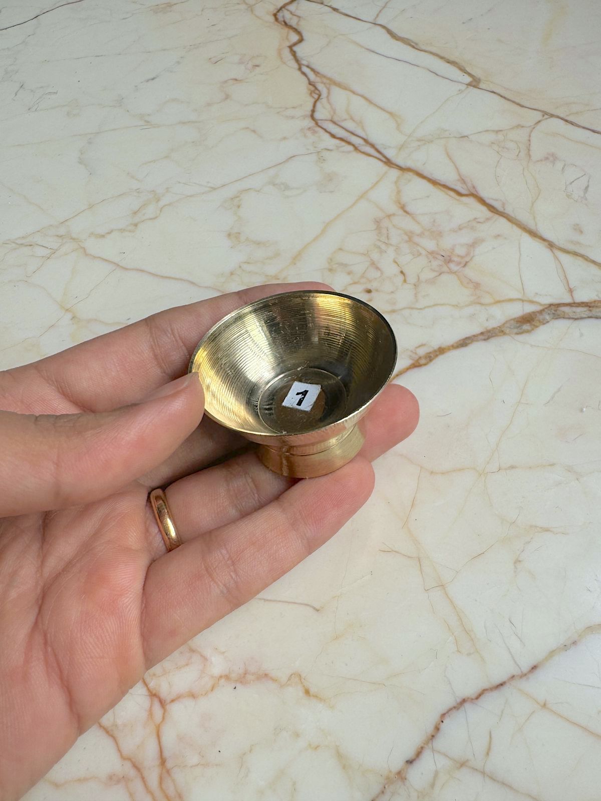 Brass Bowl with Stand for Pooja thali