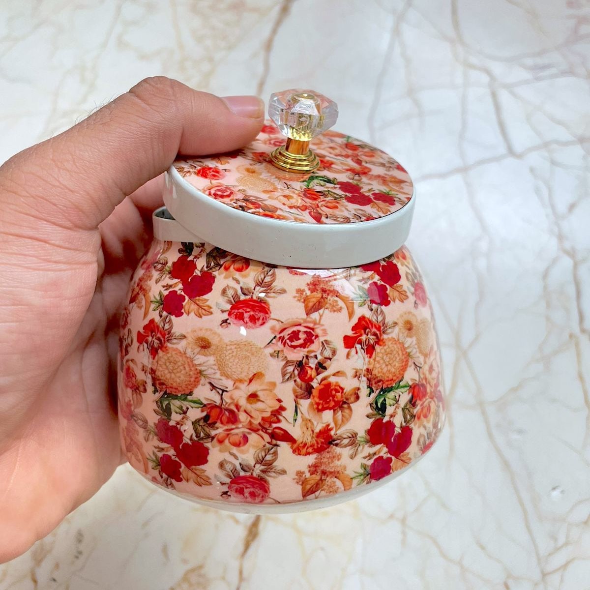 Metal Jars for Dry fruits / Candle Jar