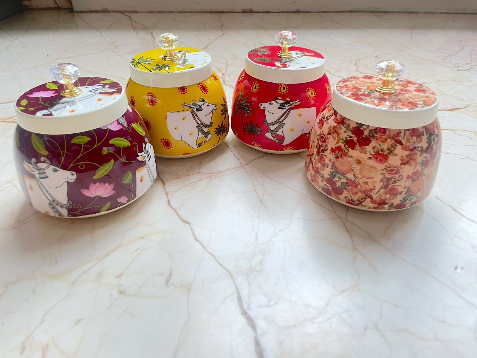 Metal Jars for Dry fruits / Candle Jar