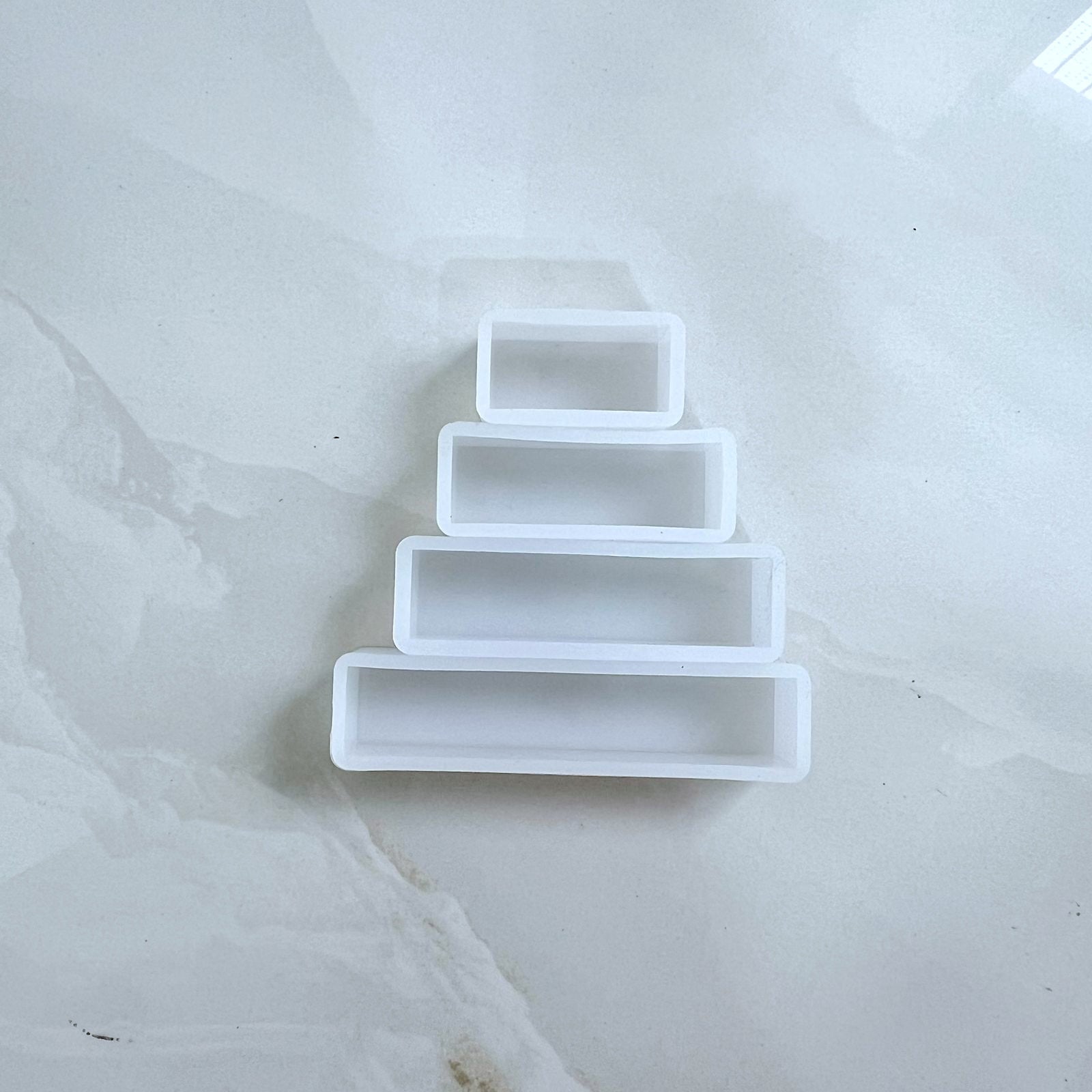 4 pc Rectangle Cube Mould