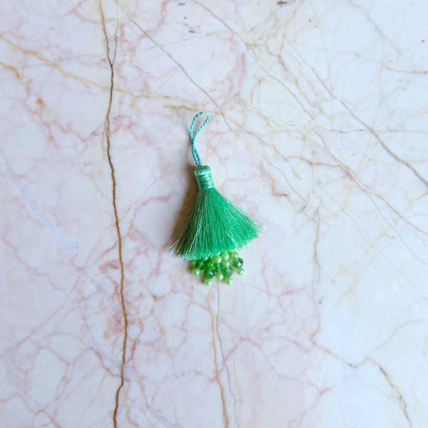 Thread Tassel with Pearl