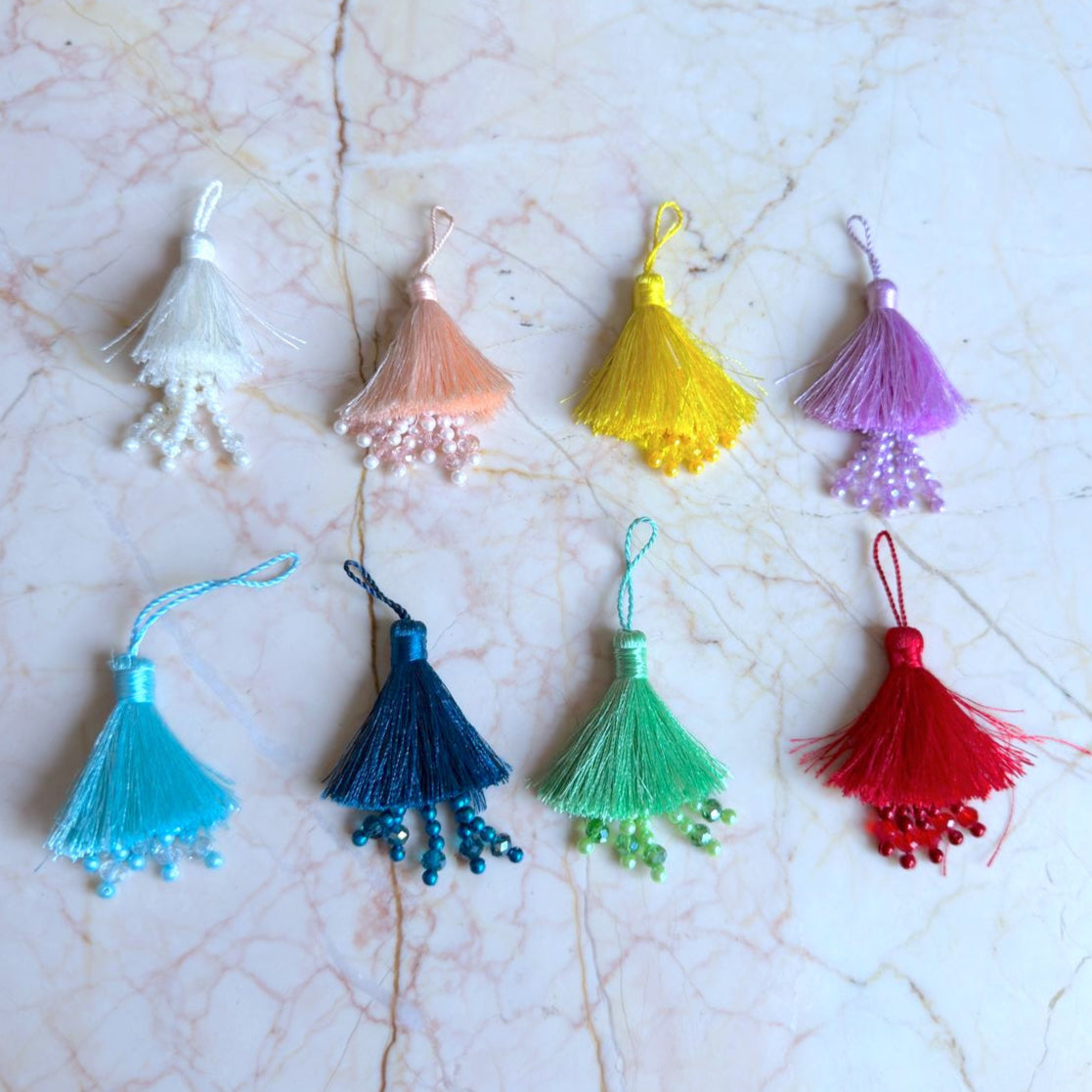 Thread Tassel with Pearl