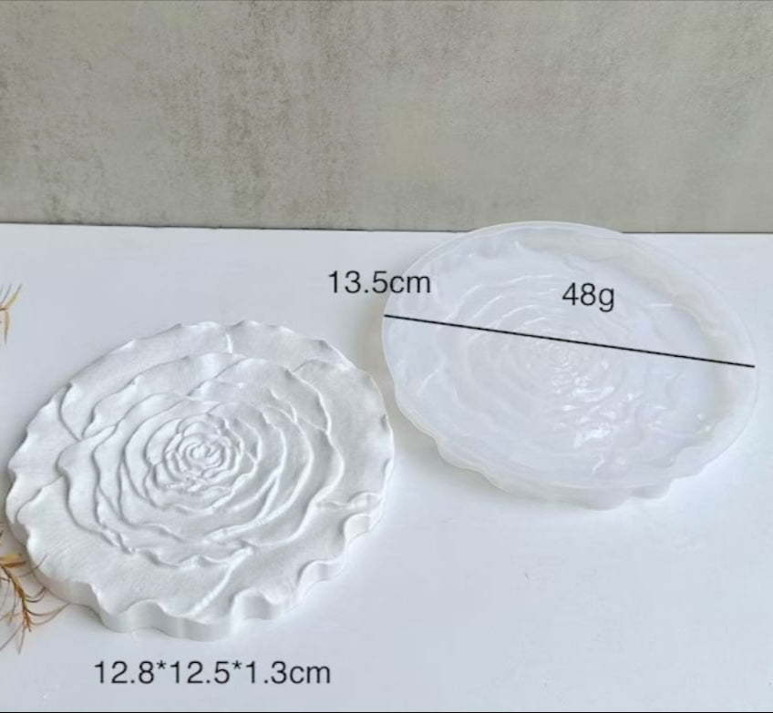 3D Rose Coaster Mould