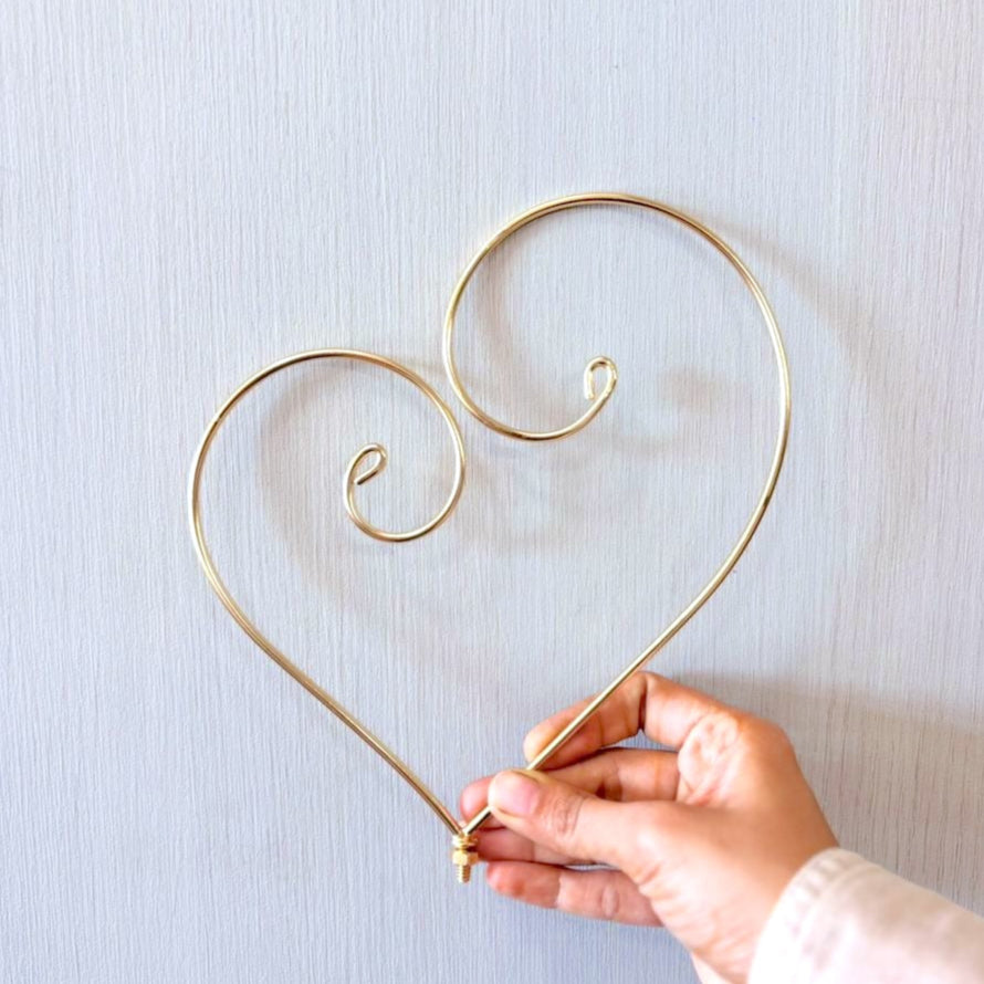 Heart Shaped Hoop Without Base