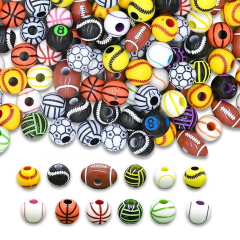 Sports Ball Beads