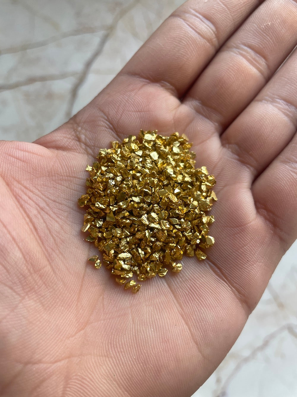 gold Electroplated granules