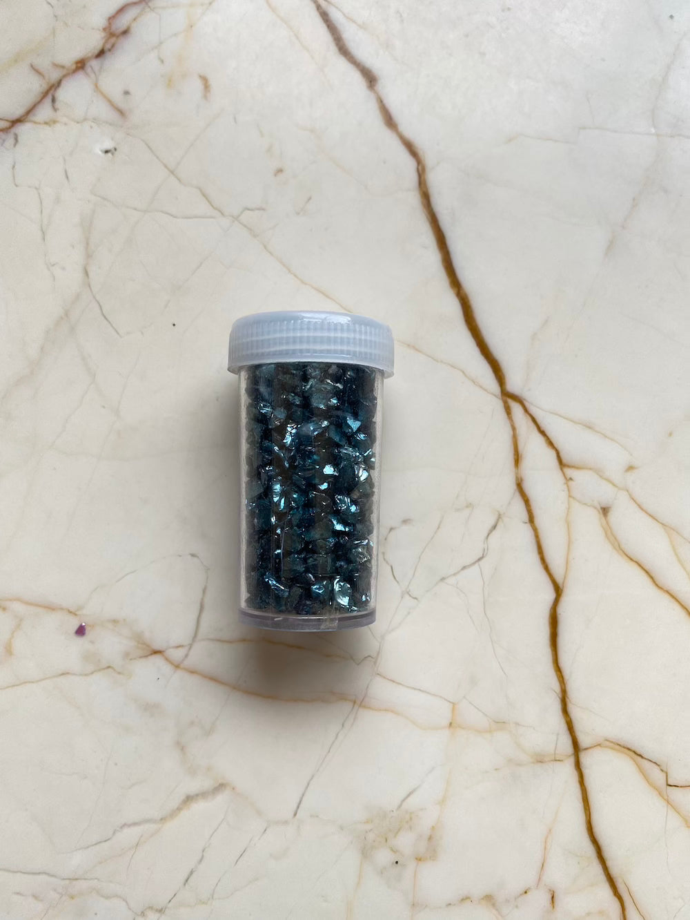 Teal Electroplated granules