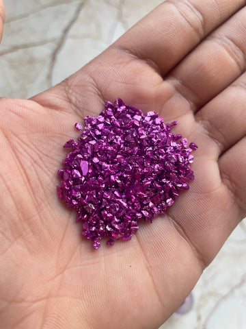 Electroplated granules