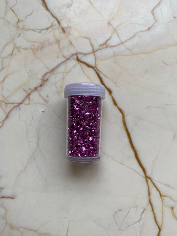 Pink Electroplated granules