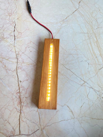 Wooden Led Name Stand