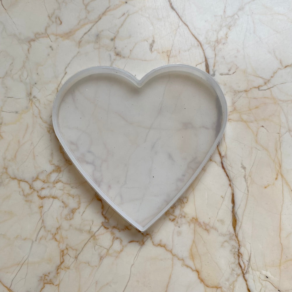 Heart Coaster Mould - Harsh Resin Store