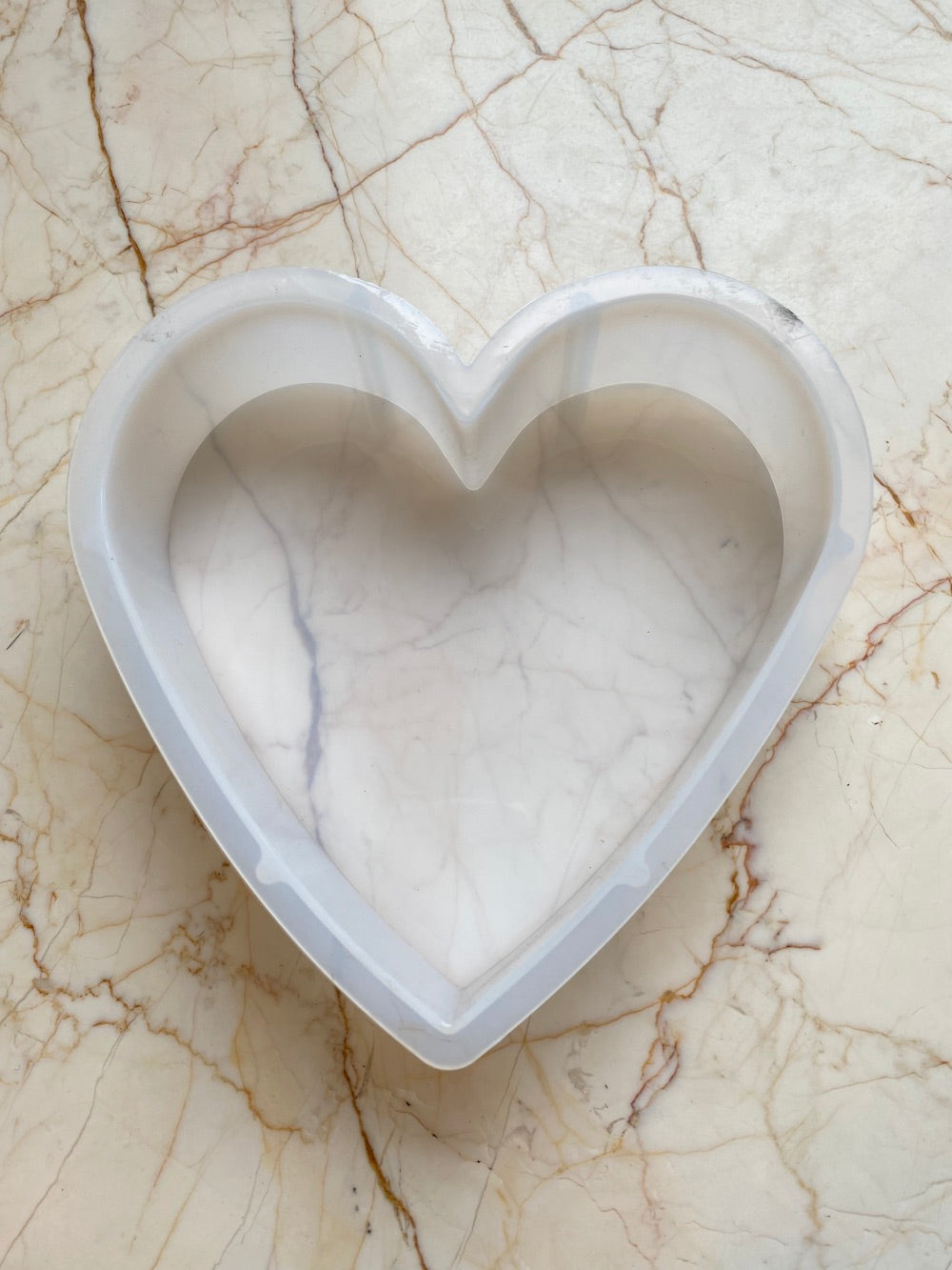 50mm Deep Heart Mould for casting - Harsh Resin Store